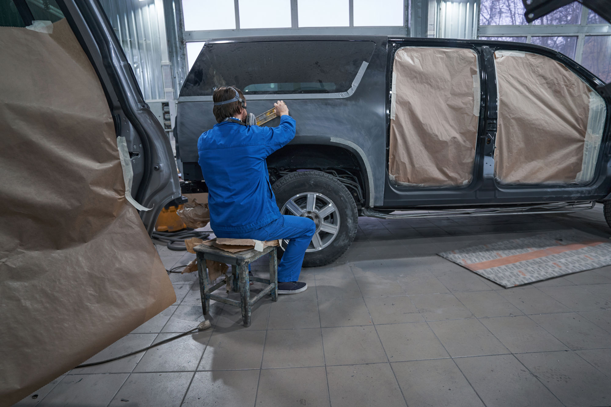 Car body paint repair Dubai